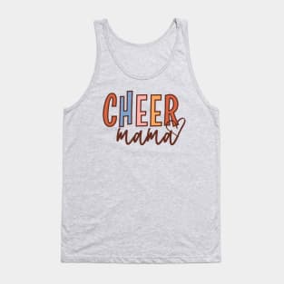 Cheer Mama, Cute Cheer Mom, Cheer Leader Match Day Tank Top